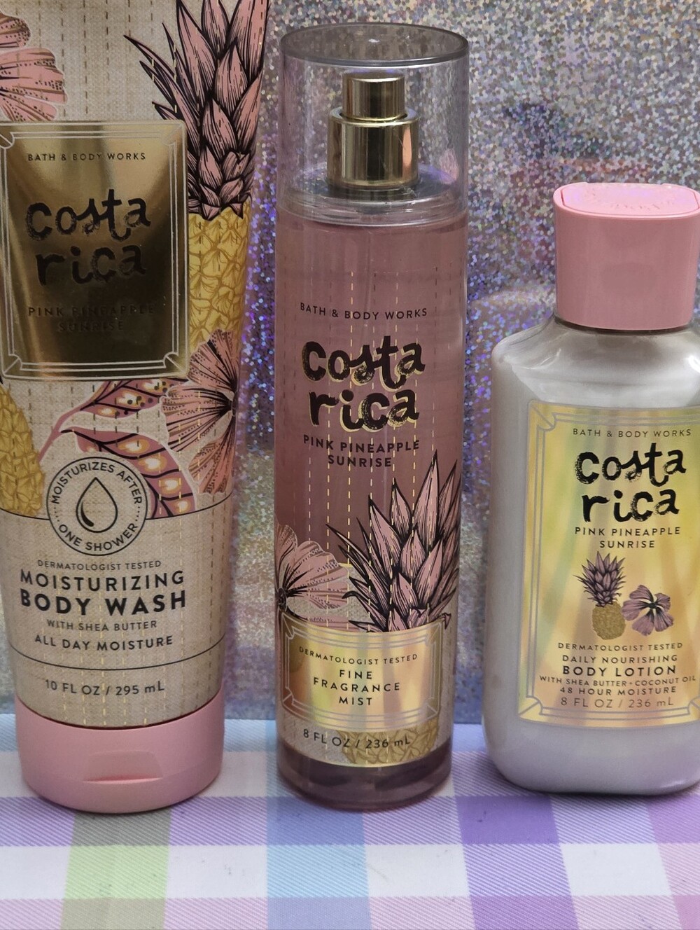 Bath & Body Works Pink Pineapple Sunrise Collection NEW RARE